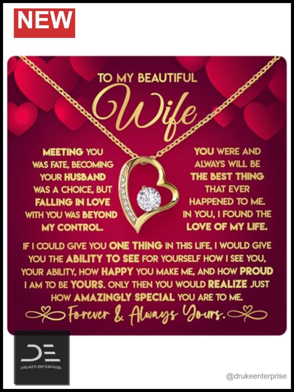 14k White Gold Over Stainless Steel Forever Love Pendant Necklace Cubic